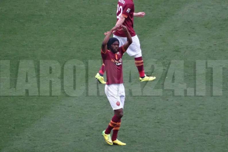 gervinho segno cuore roma parma
