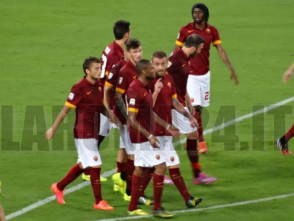 giocatori roma presentazione roma fenerbahce 190814