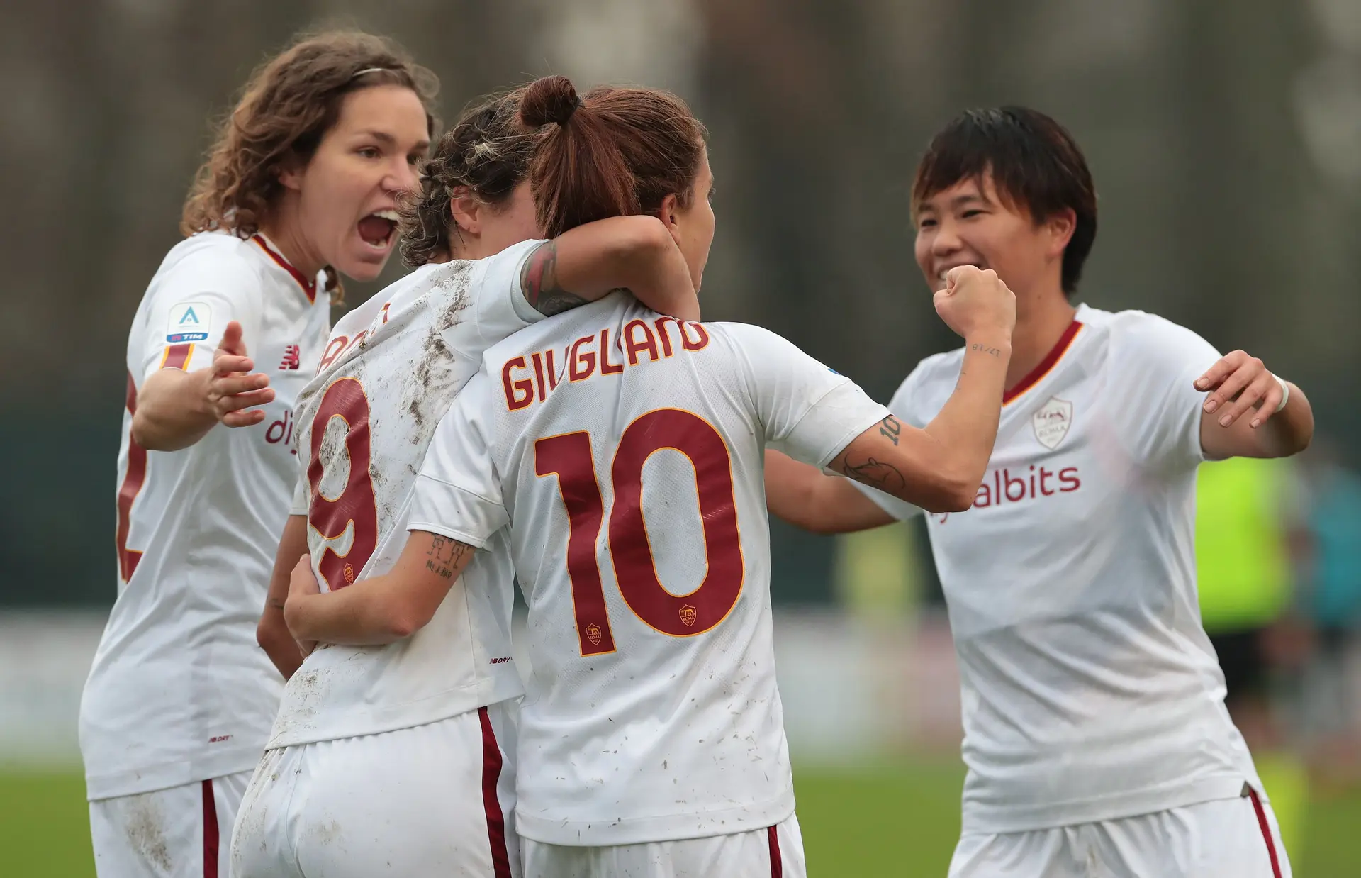 giugliano gol esultanza milan roma femminile