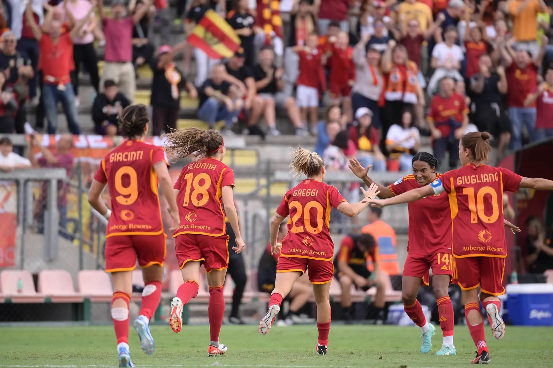 gol greggi roma inter femminiel