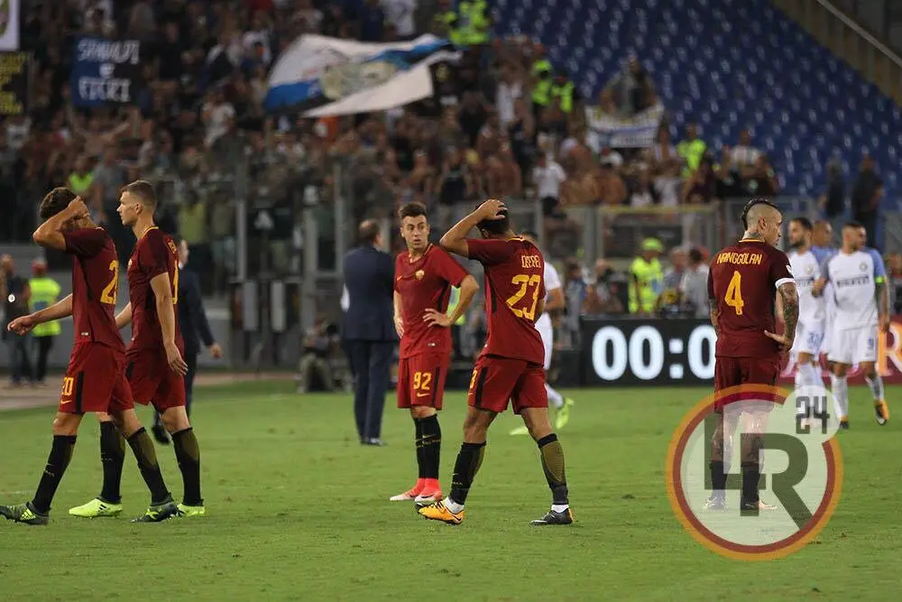 gruppo fine partita roma inter