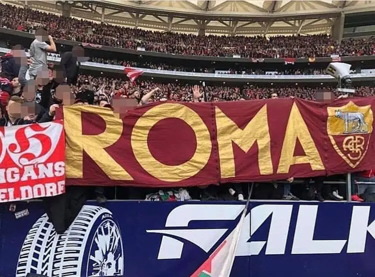 gruppo roma a derby madrid