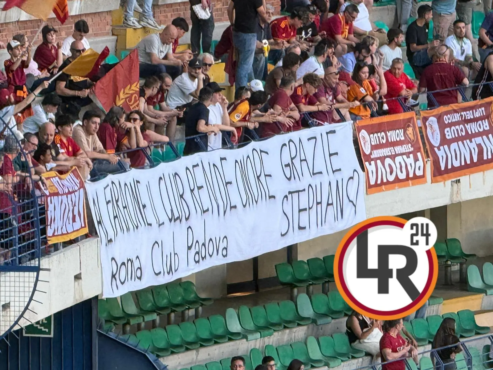 hellas verona roma striscione el shaarawy