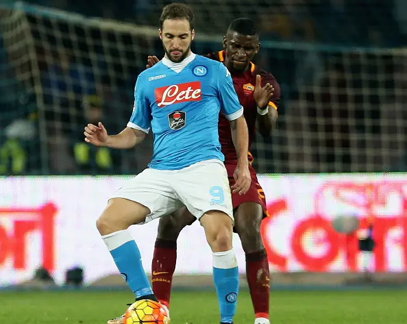 higuain rudiger napoli roma