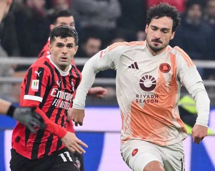 hummels e pulisic milan roma