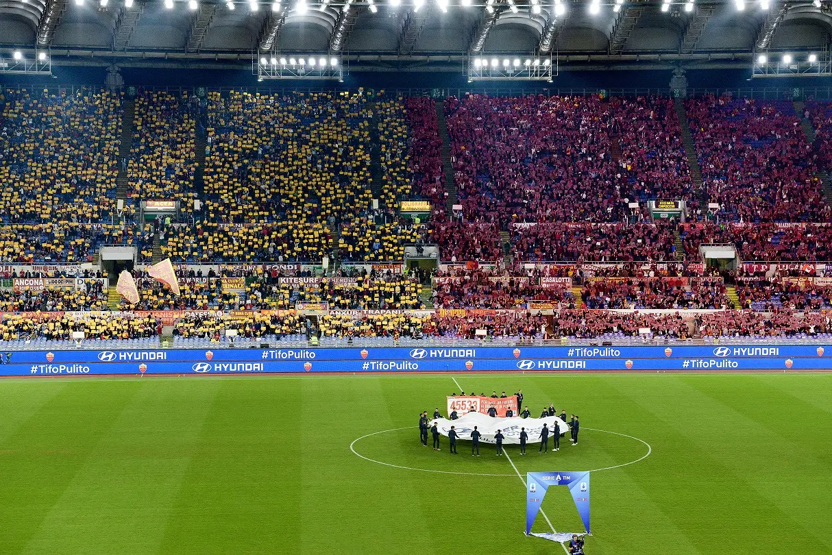 hyundai tifopulito coreografia as roma