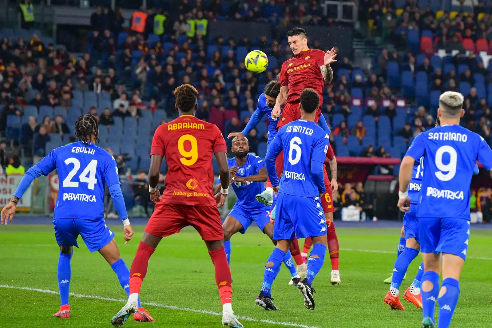 ibanez gol roma empoli