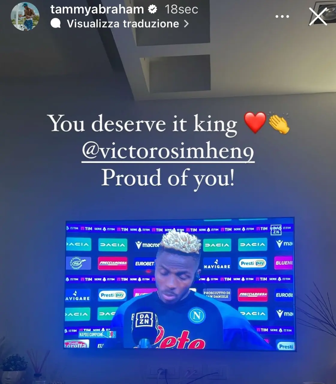 instagram abraham osimhen
