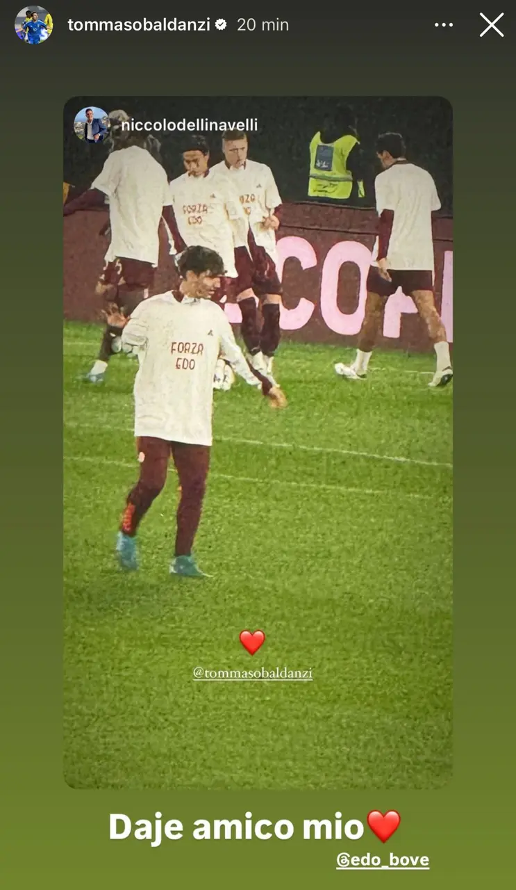 instagram baldanzi maglia bove roma atalanta
