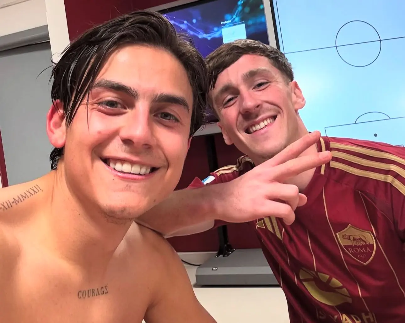 instagram dybala saelemaekers roma como