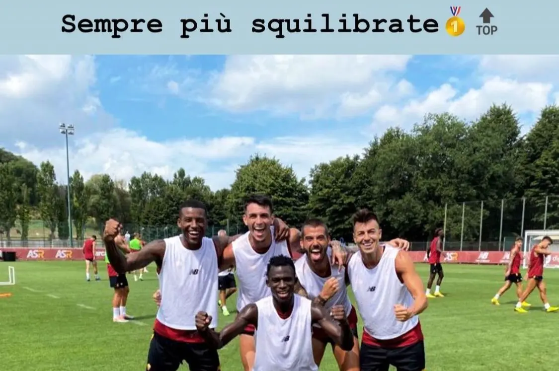 instagram el shaarawy partitella trigoria 1