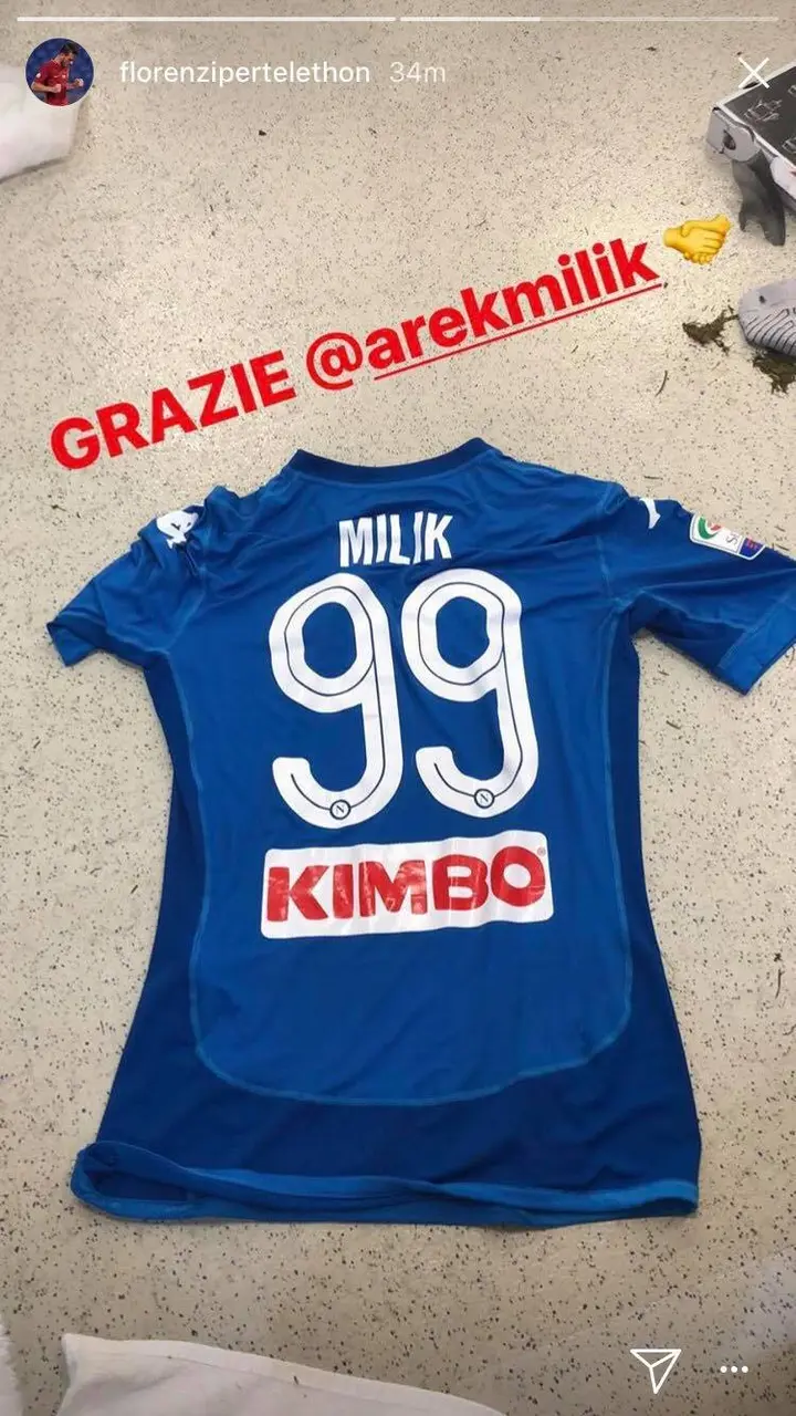 instagram florenzi maglia milik