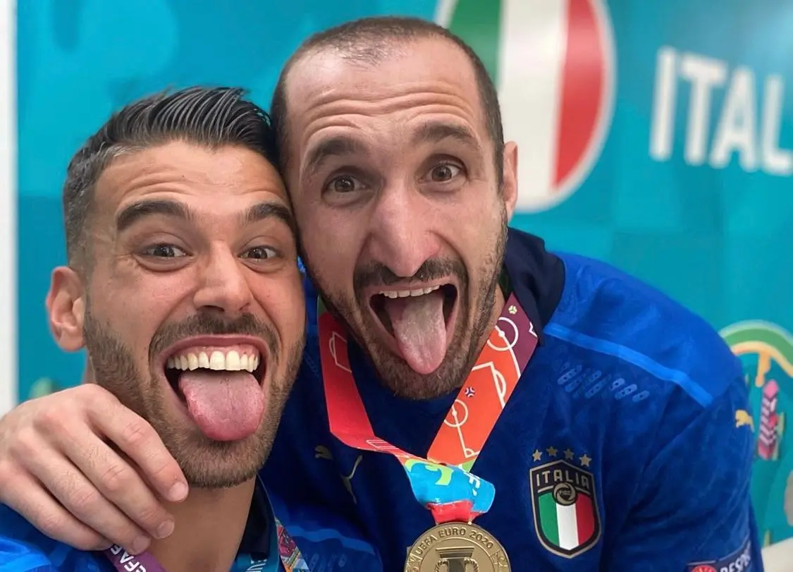 instagram spinazzola chiellini