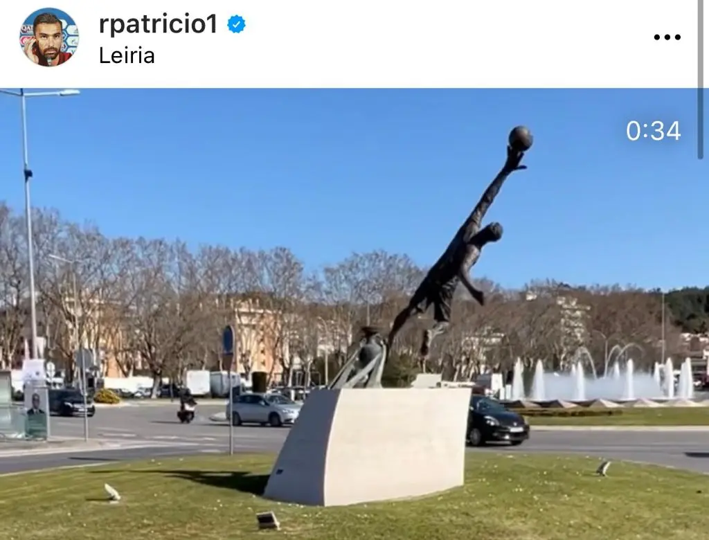 instagram statua rui patricio