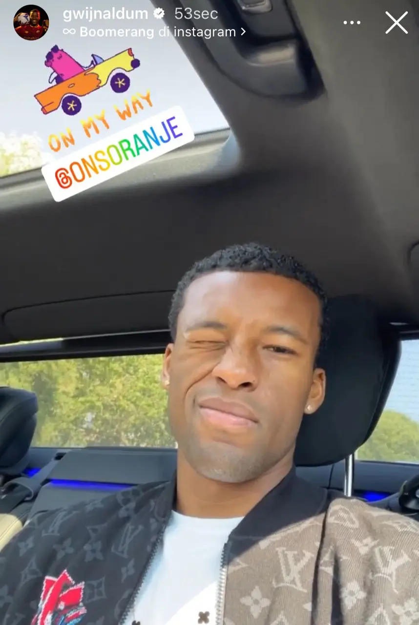 instagram wijnaldum viaggio ritiro olanda