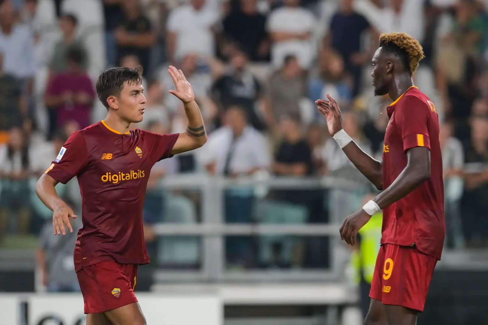 juve roma abraham e dybala
