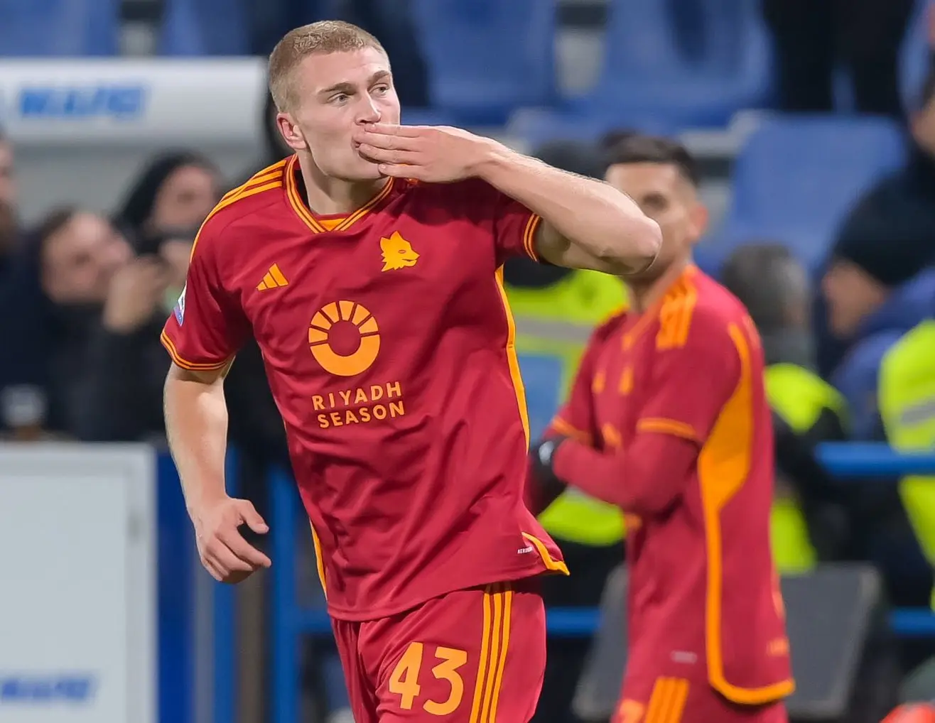 kristensen bacio sassuolo roma
