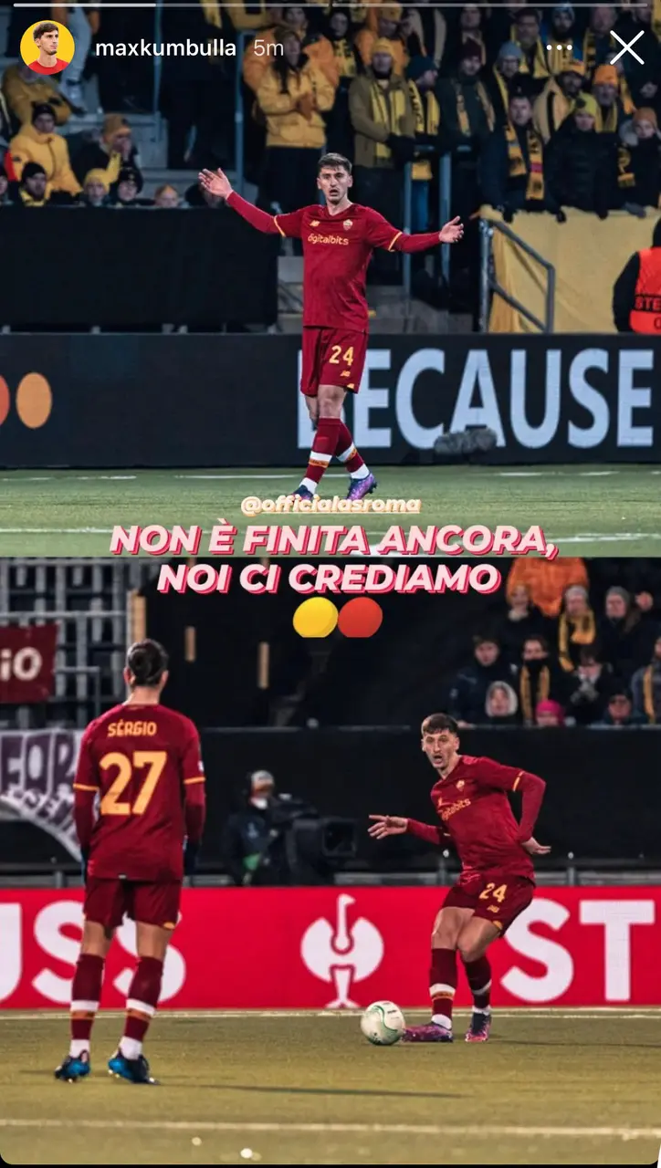 kumbulla ig post bodo