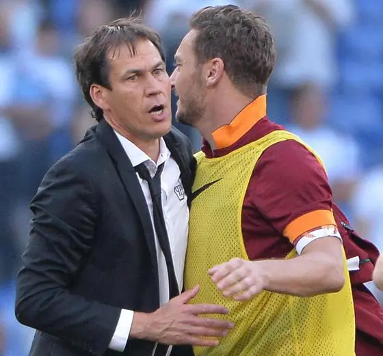 lazio roma totti garcia derby