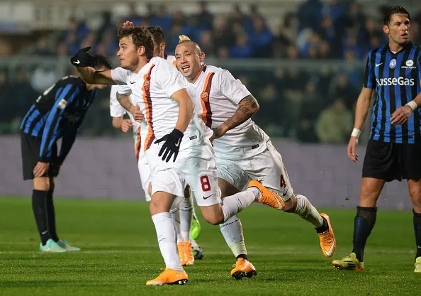ljajic esulta atalanta roma 22112014