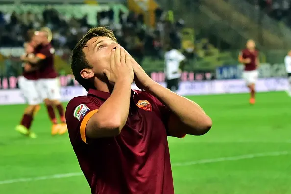 ljajic mani davanti alla bocca gol parma roma 250914