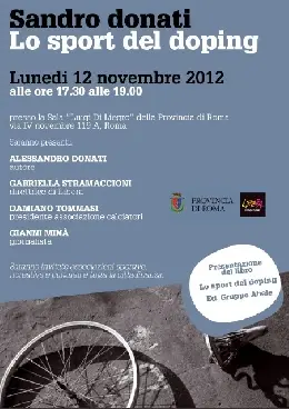 locandina lo sport del doping