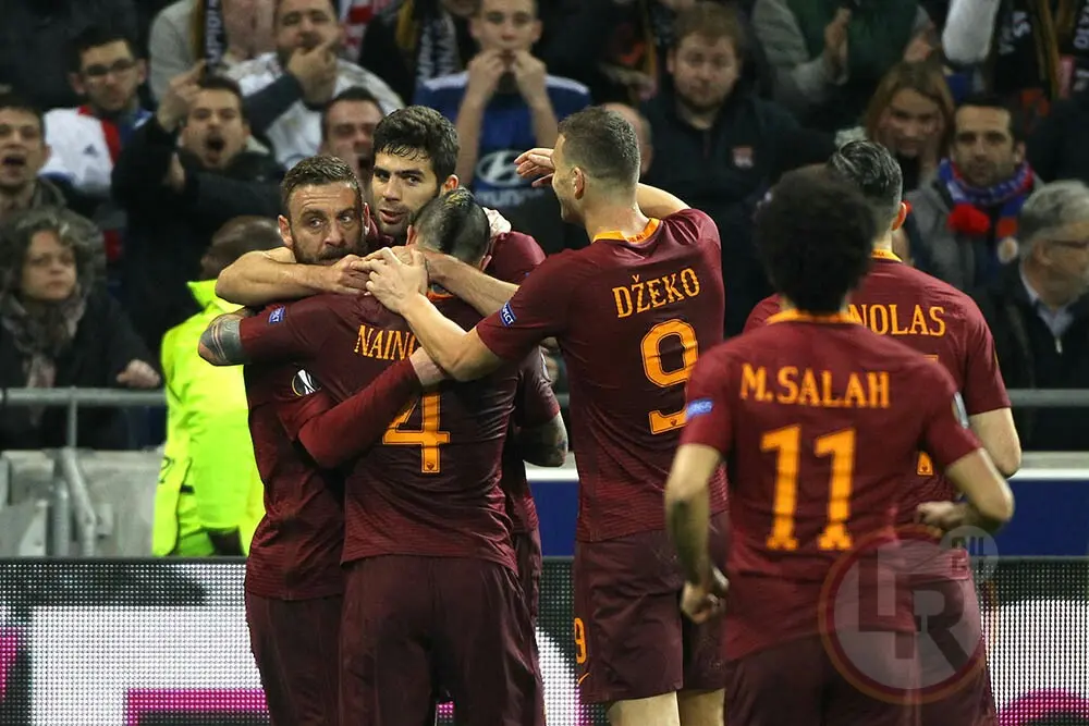 lr24 esultanza fazio 1 2 lione roma