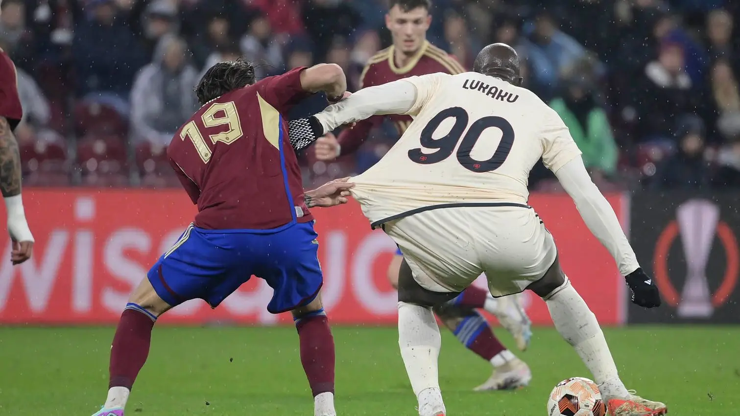 lukaku 2 servette roma