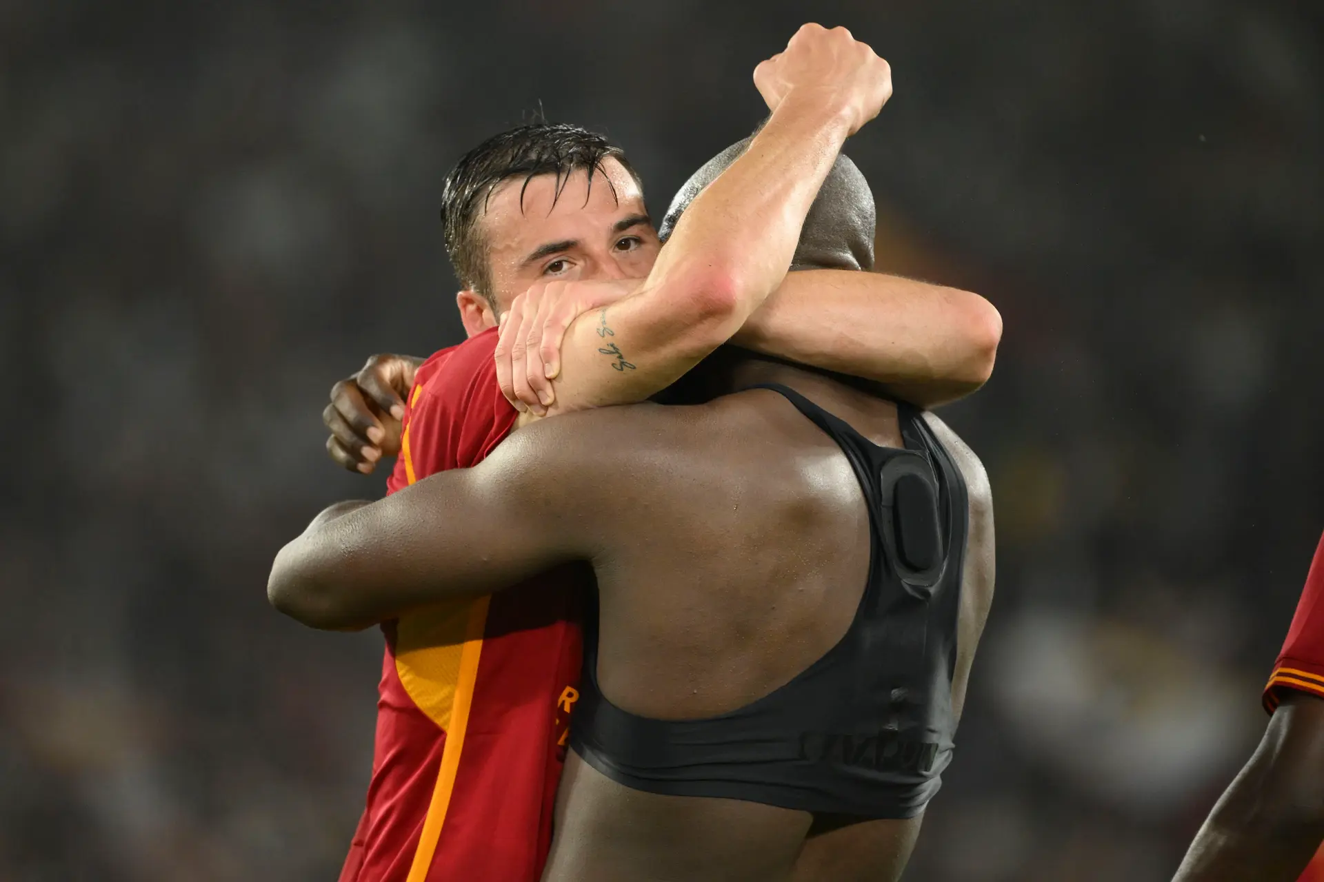 lukaku e cristante roma genoa