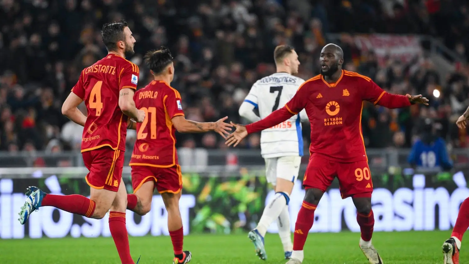 lukaku e dybala roma atalanta