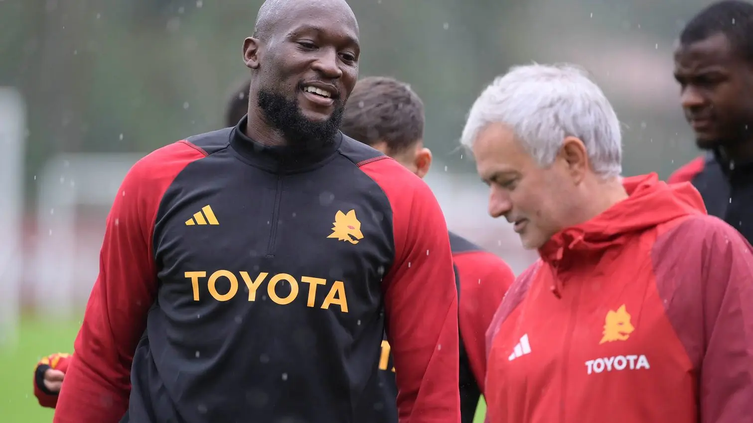 lukaku e mourinho trigoria
