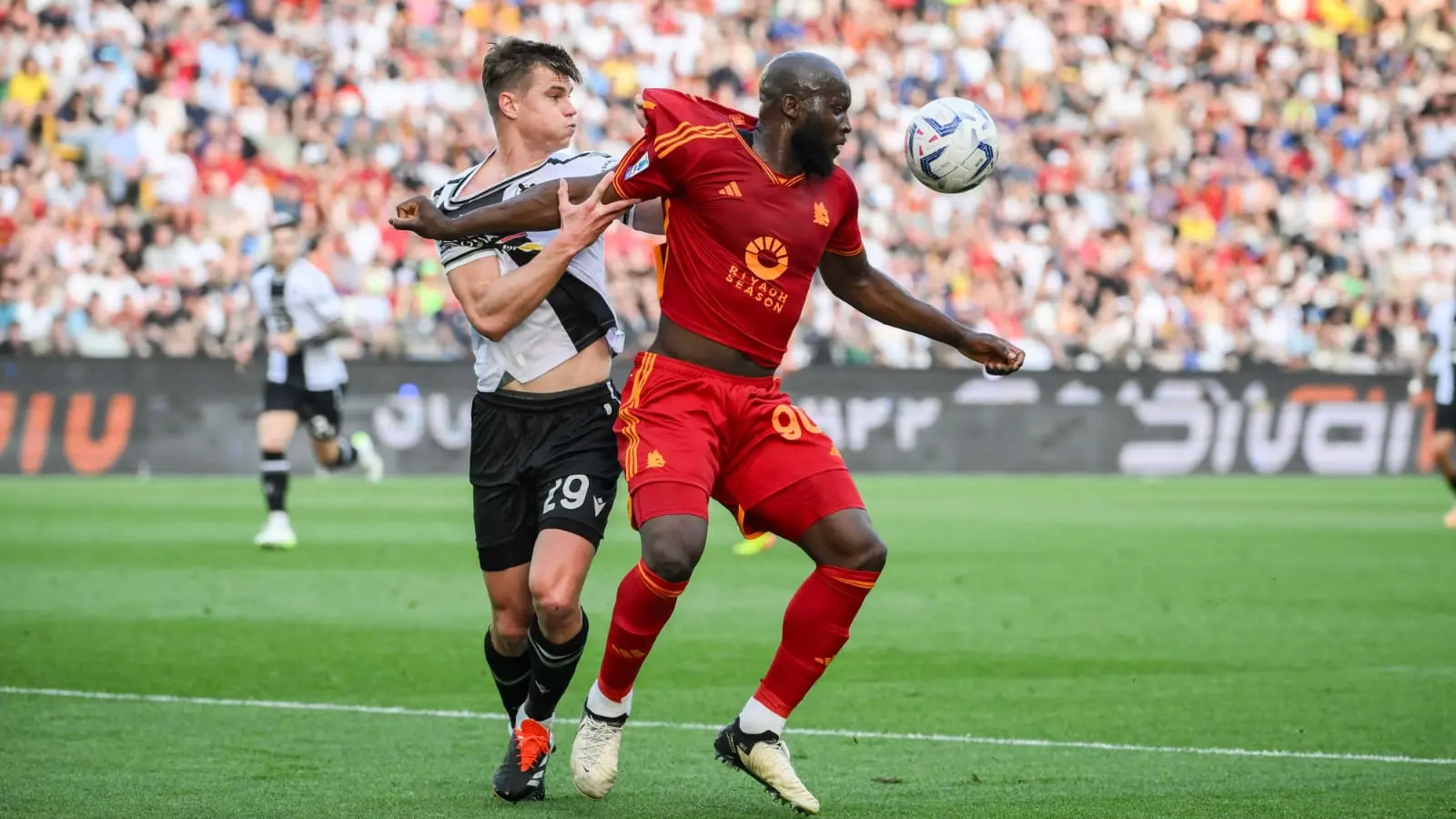 lukaku udinese roma