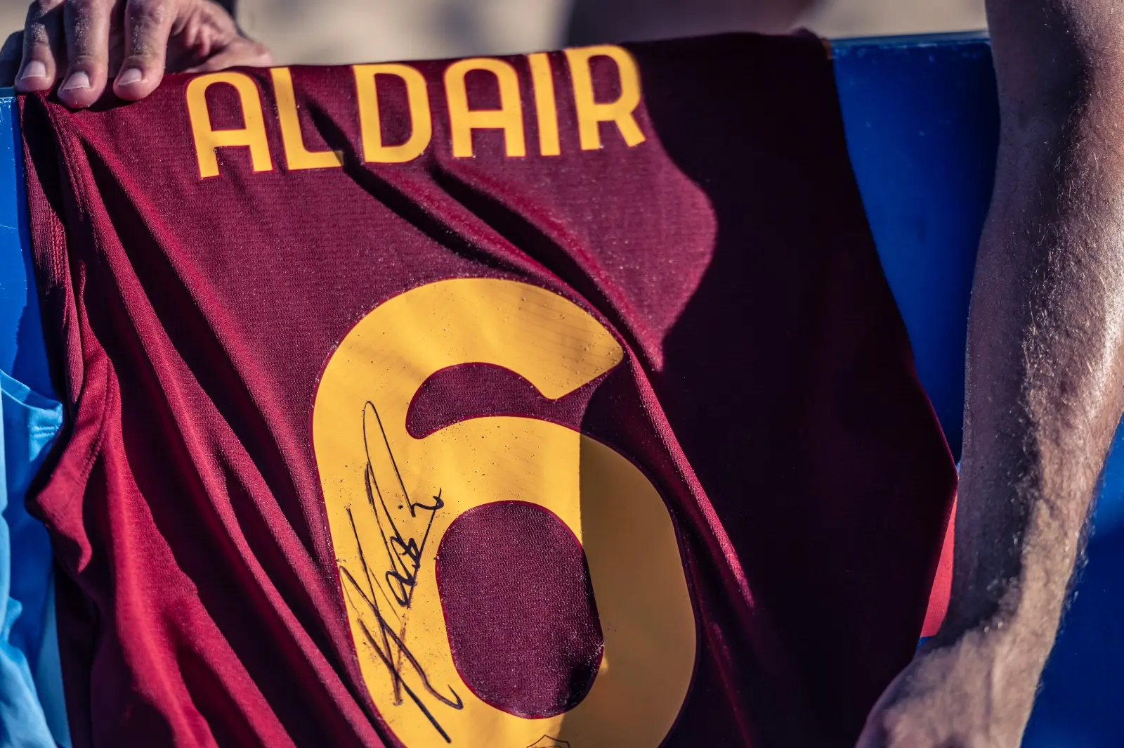 maglia aldair autografata footvolley