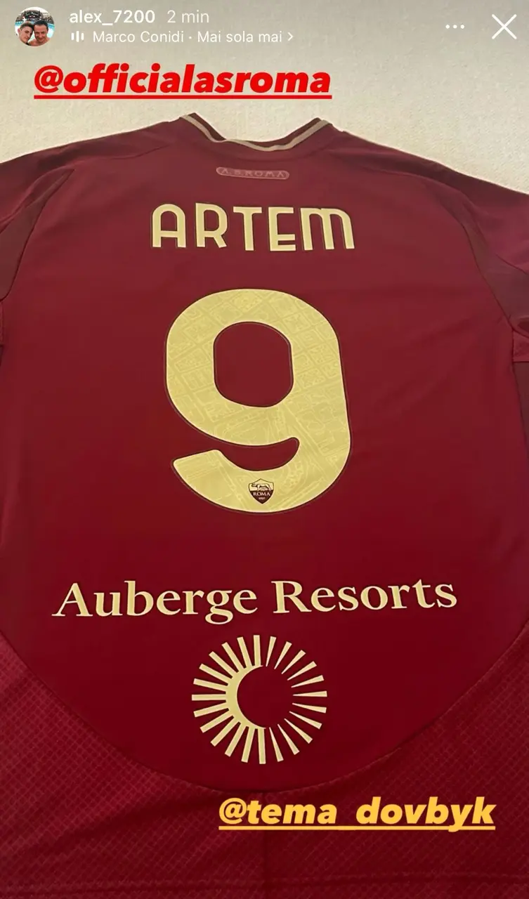 maglia dovbyk agente