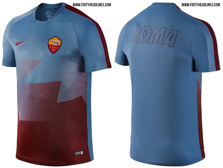 maglia pre match as roma 20161