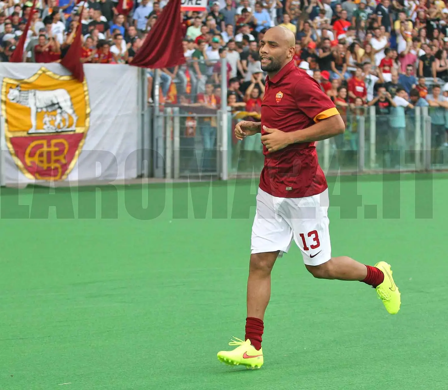 maicon presentazione roma fenerbahce 190814 foto gino