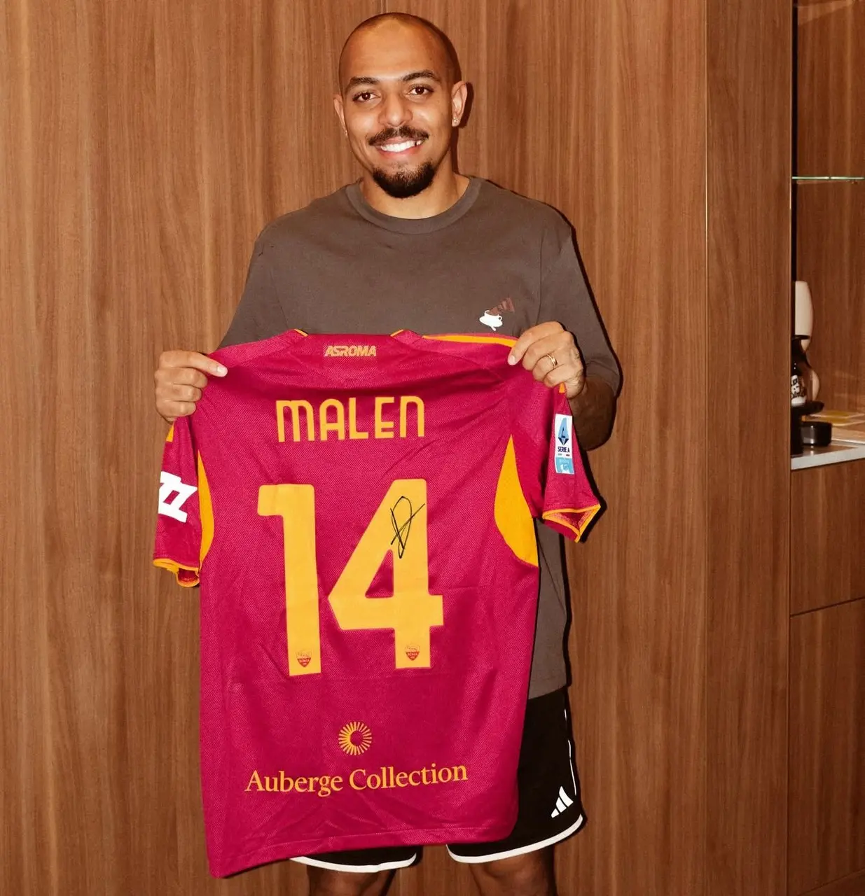malen maglia roma firmata