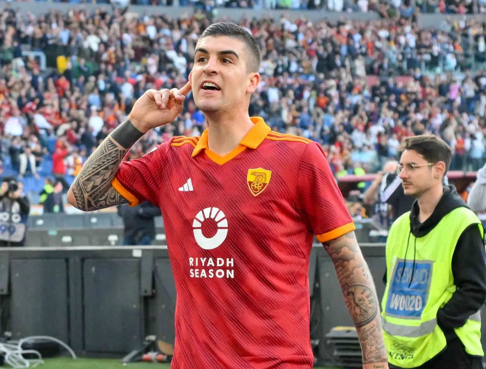 mancini derby esultanza