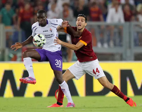 manolas marca babacar roma fiorentina