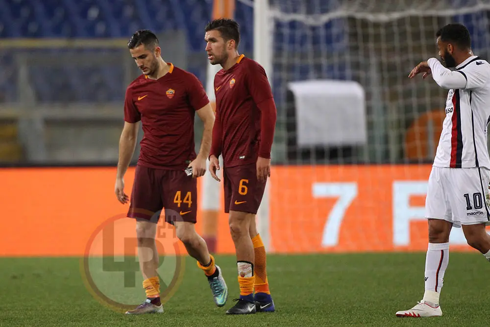 manolas strootman roma cagliari