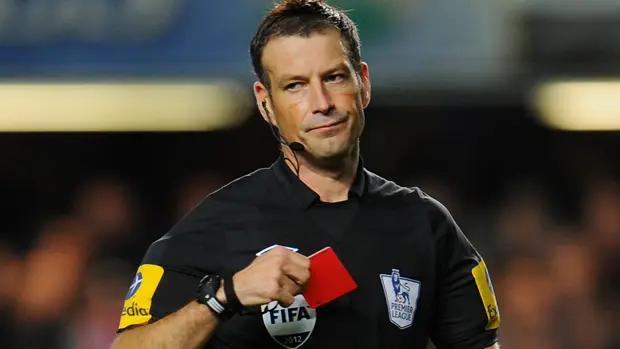 mark clattenburg red card