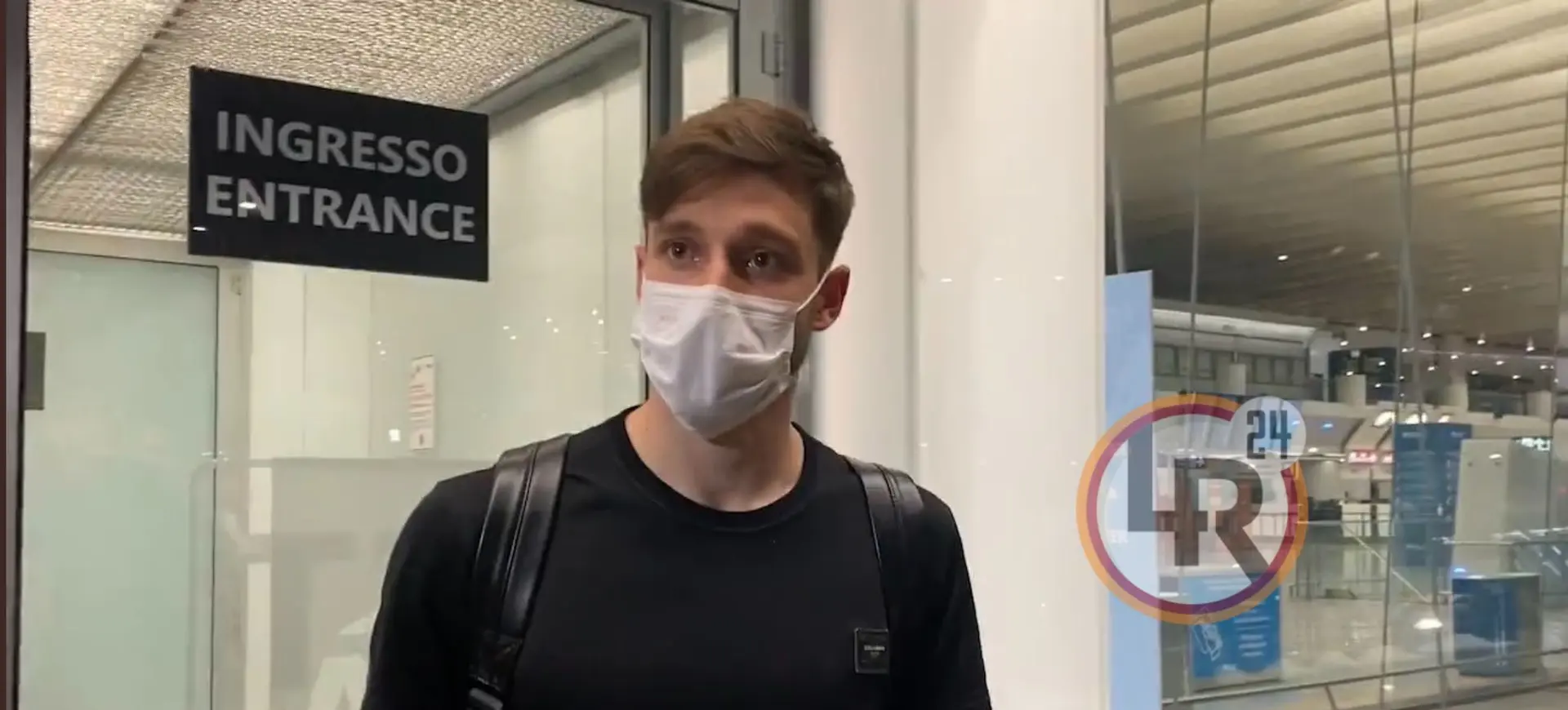 matias vina arrivo fiumicino