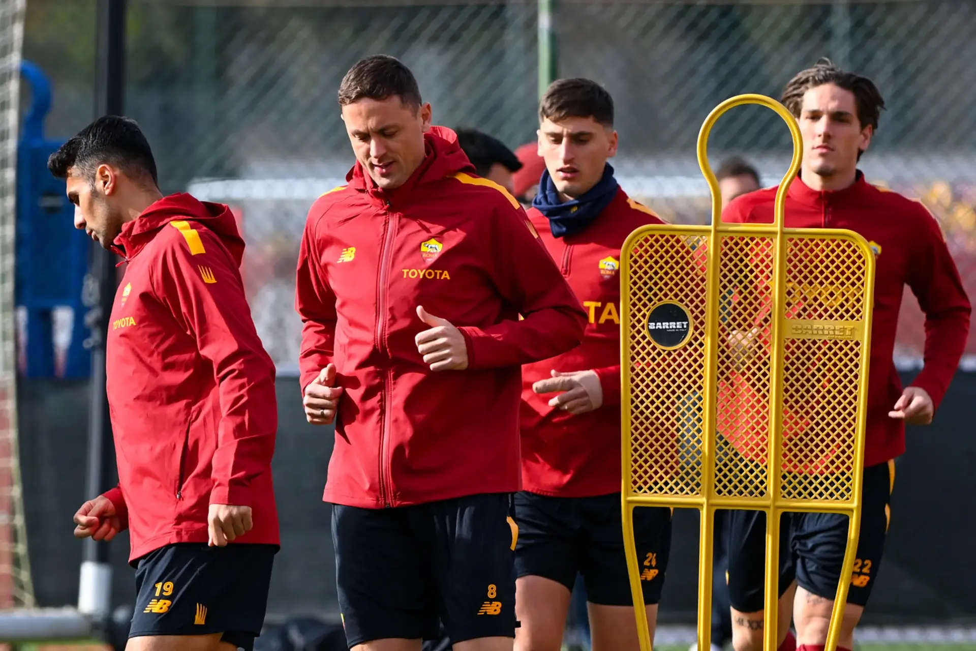 matic e zaniolo trigoria