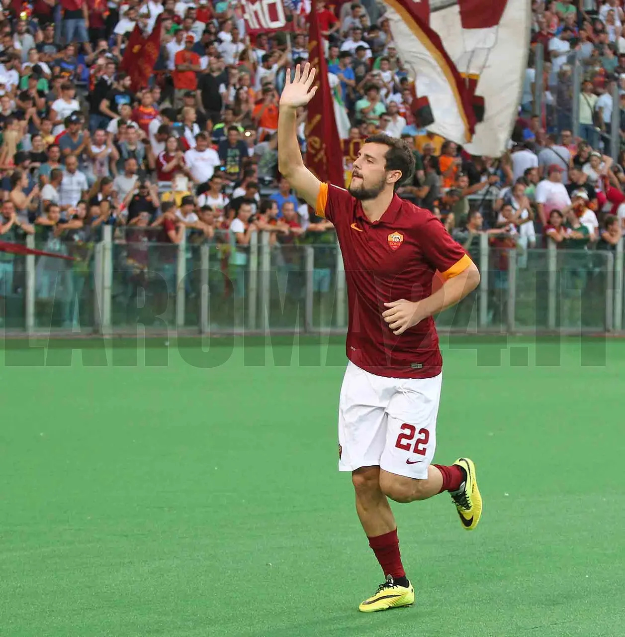 mattia destro presentazione roma fenerbahce 190814 foto gino