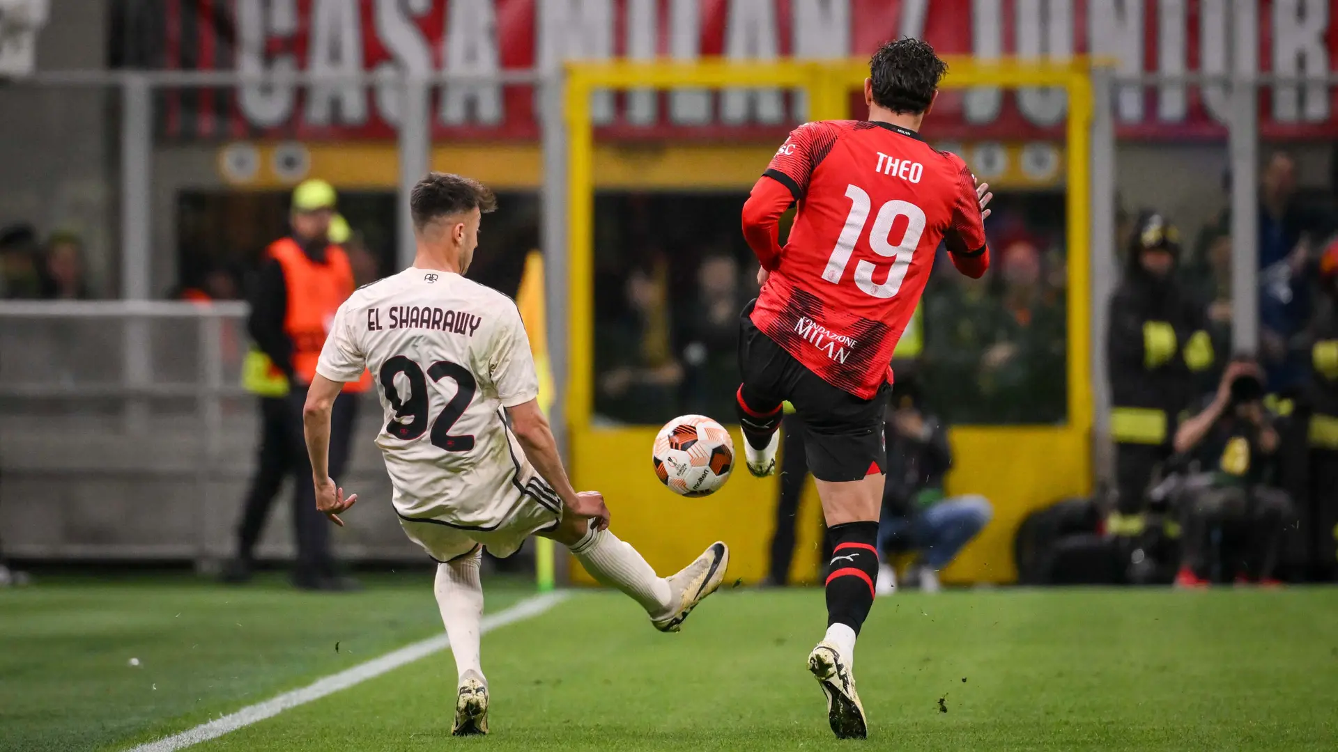 milan roma el shaarawy theo hernandez