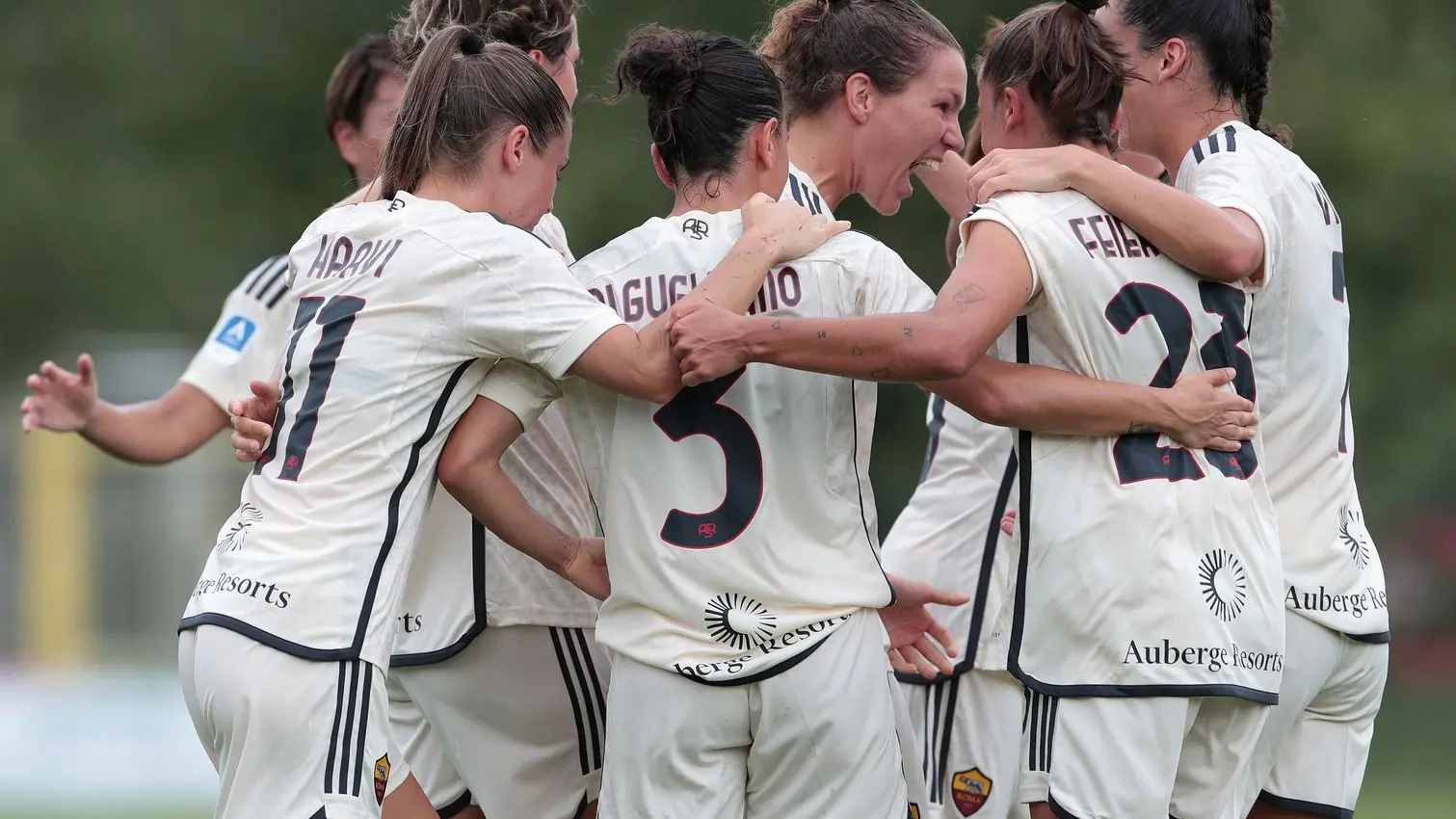 milan roma femminile esultanza