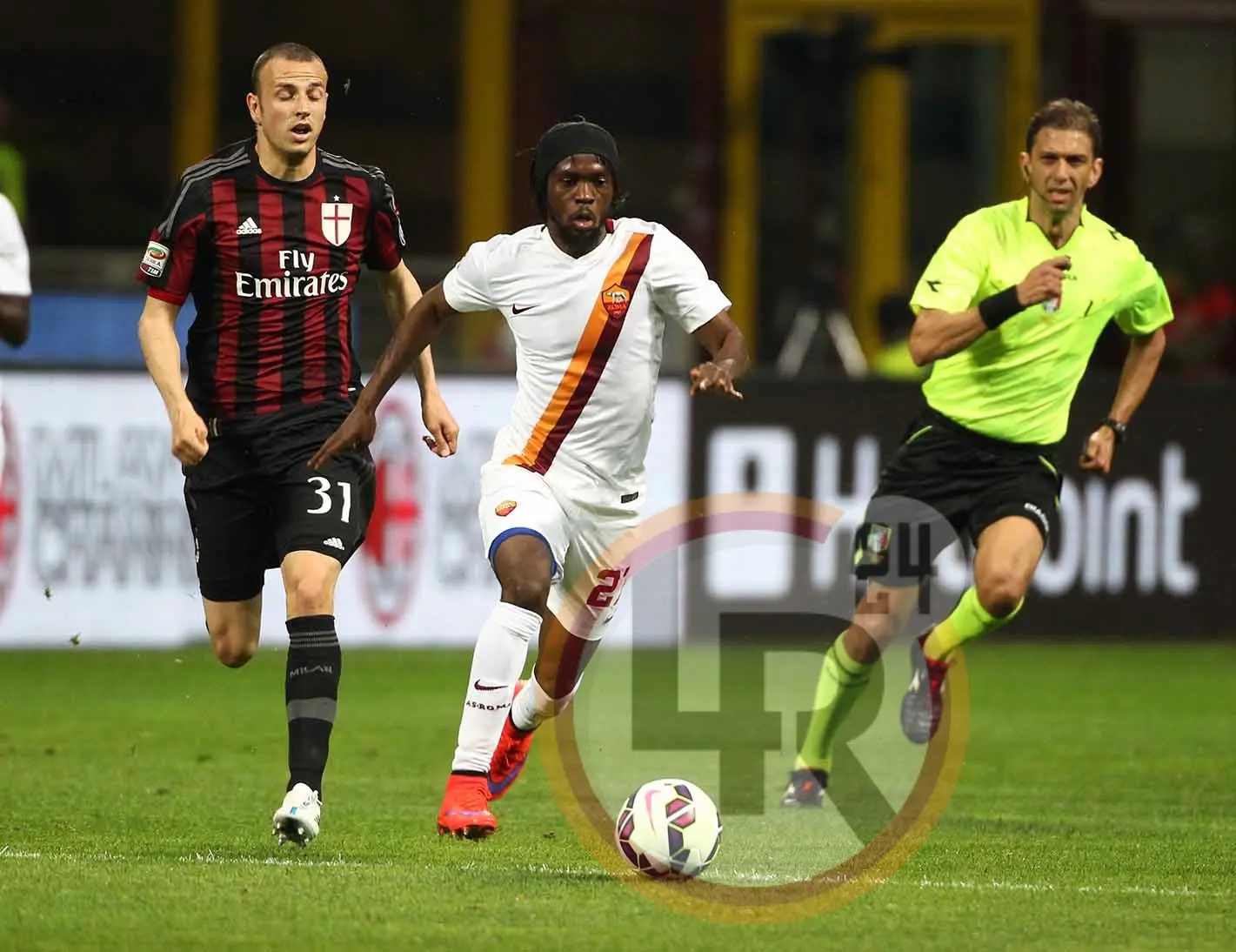 milan roma gervinho 9515 mancini