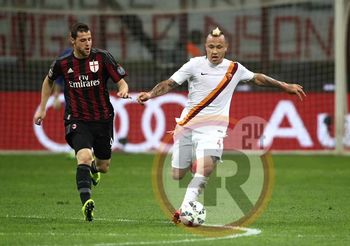 milan roma nainggolan 9515 mancini