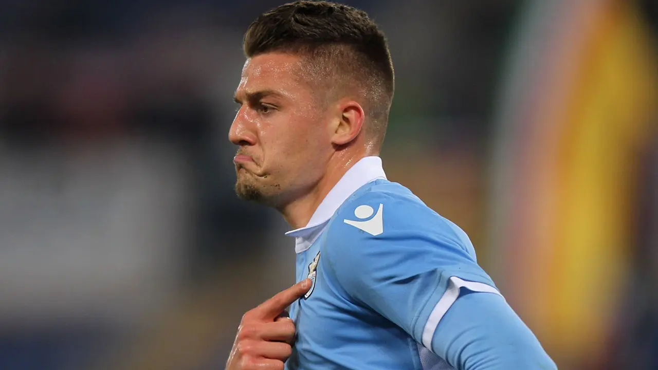milinkovic esulta lazio