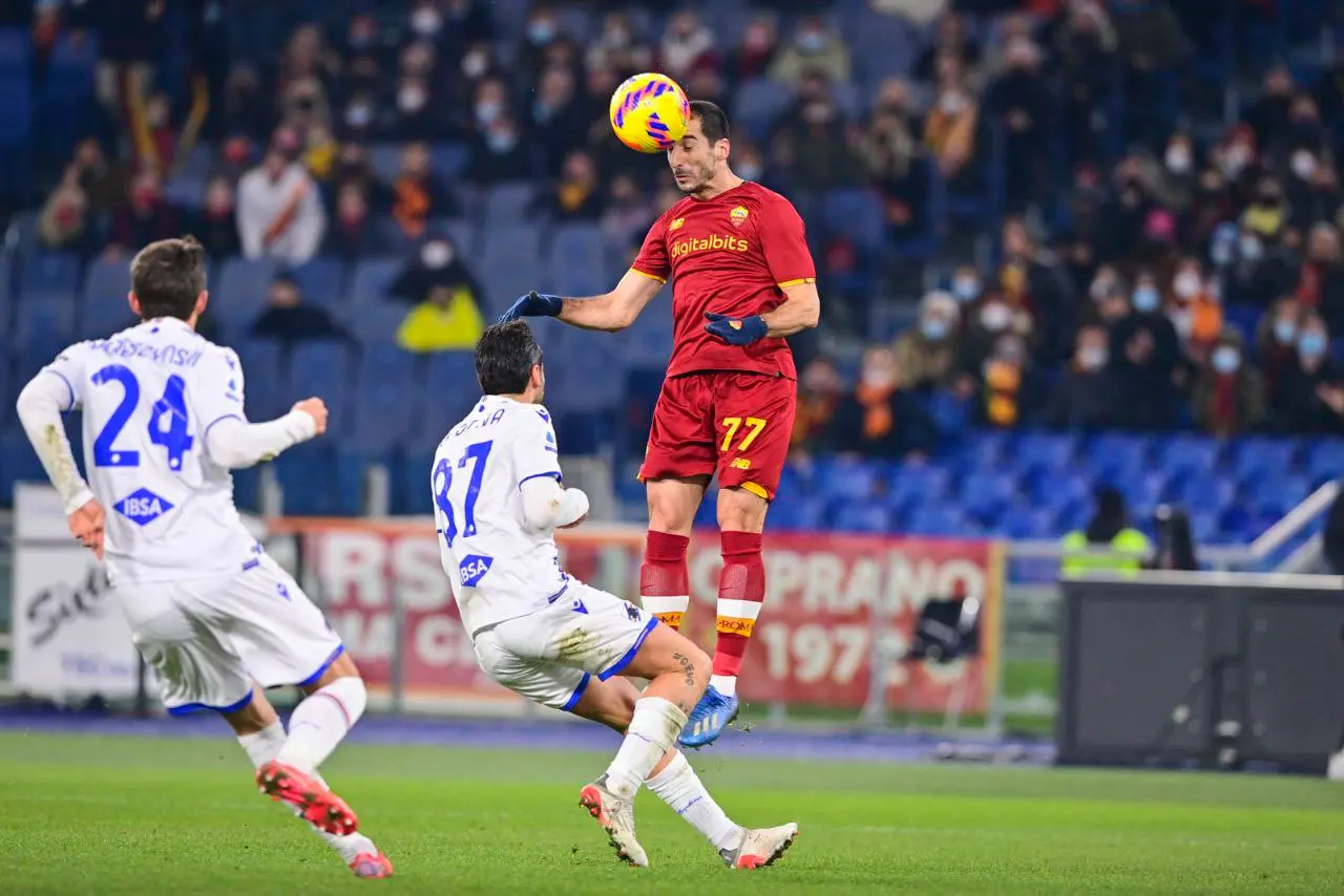mkhitaryan roma sampdoria